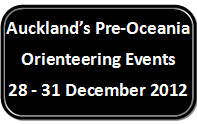 Auckland's Pre-Oceania Orienteering Events 28-31 December 2012