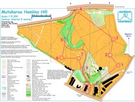 Example Map of Hamlins Hill