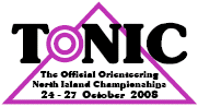 TONIC 2008 The Official Orienteering North Island Champs
